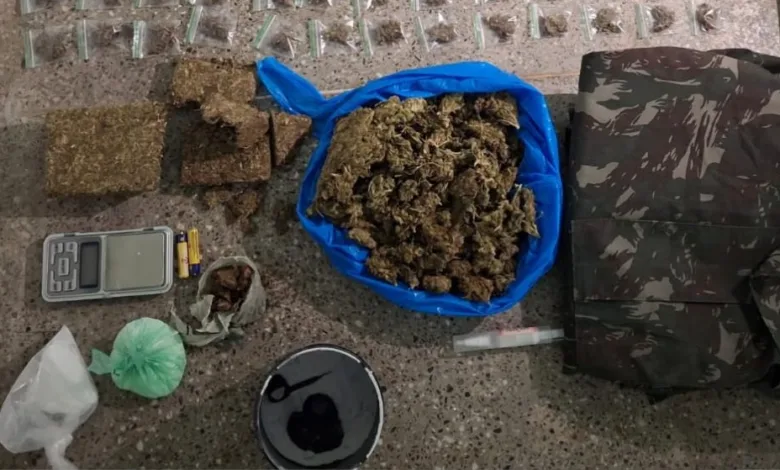 drogas apreendidas em Conceição do Jacuípe