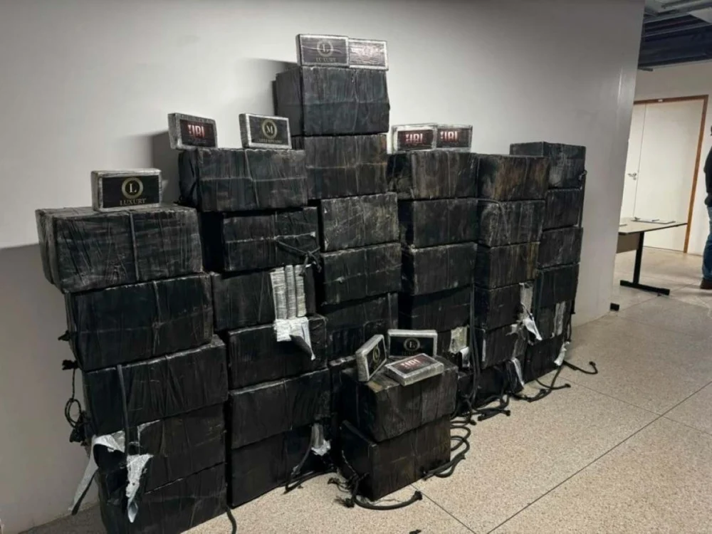 cocaína apreendida no Porto de Salvador