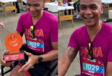 Atleta atropelado em Salvador conquista primeiro lugar | Foto: Reprodução