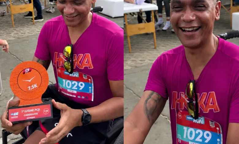 Atleta atropelado em Salvador conquista primeiro lugar | Foto: Reprodução