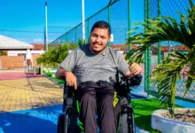 cadeira motorizada para Felipe Saron