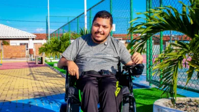 cadeira motorizada para Felipe Saron