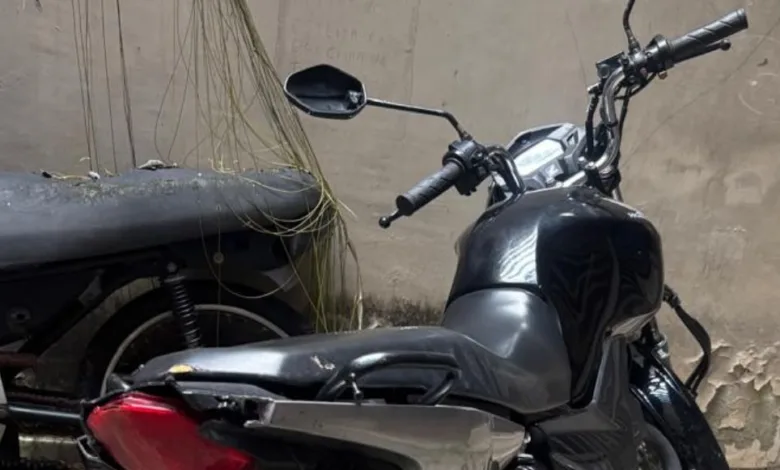 moto recuperada em Terra Nova