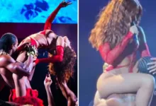 Performance sensual de Anitta na turnê Equilibrivm | Foto: Redes sociais