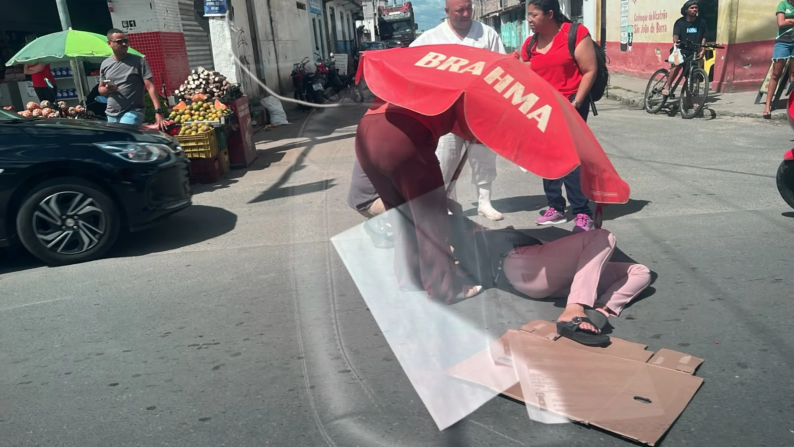 motociclista ferida em Conceição do Jacuípe