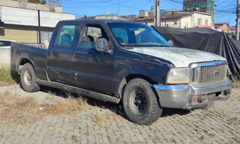 homem morto em caminhonete