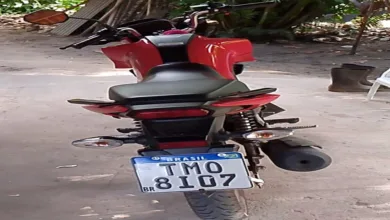 moto roubada em Amélia Rodrigues