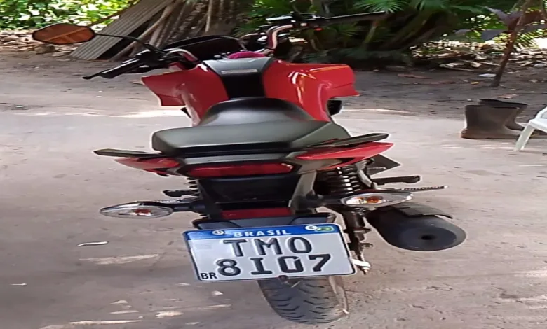 moto roubada em Amélia Rodrigues
