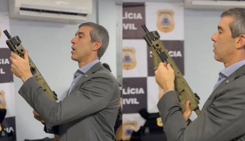330 fuzis para a Polícia Civil da Bahia | Foto: Reprodução