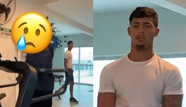 jovem flagrado em academia é solto