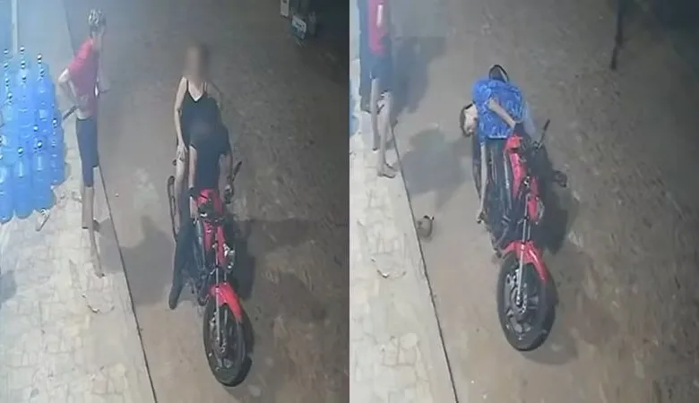 pedrada na cabeça