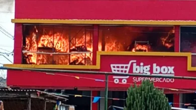 incêndio em supermercado de Feira de Santana