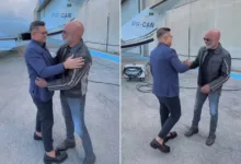 helicóptero com Rick desaparecido