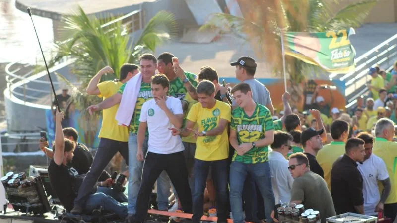 Flávio Bolsonaro em Salvador