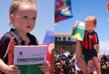 bebê com Constituição
