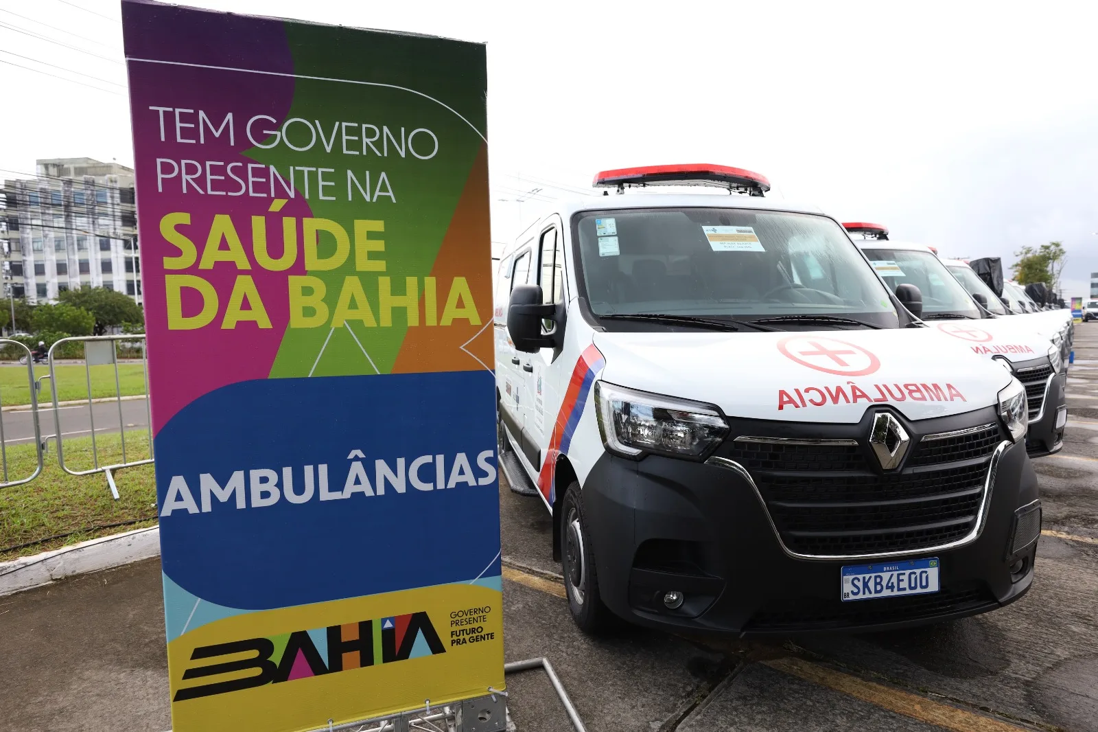 Ambulância do Samu em Coração de Maria
