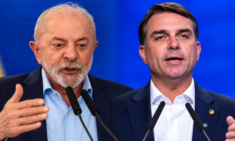 Pesquisa Quaest Lula e Flávio Bolsonaro