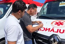 Ambulância do Samu em Coração de Maria