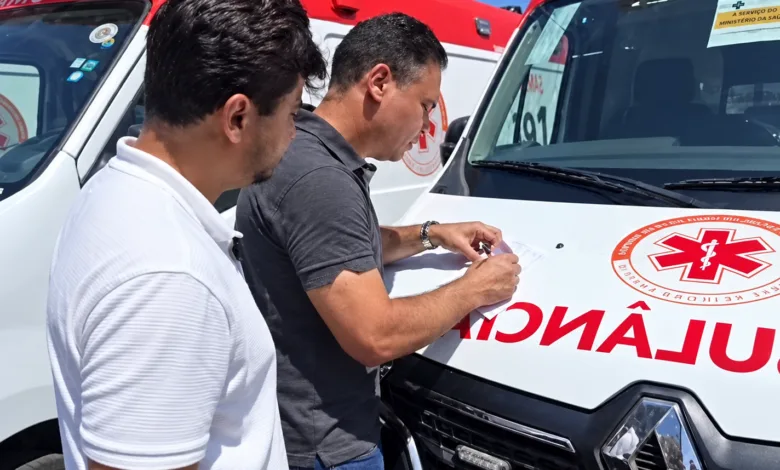 Ambulância do Samu em Coração de Maria