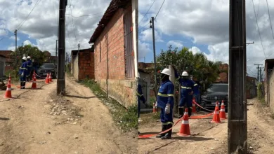 poste retirado no Otizeiro