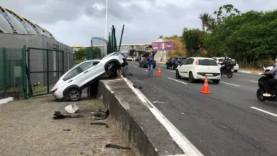 Acidente na Avenida Paralela