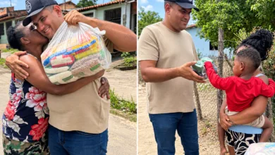 Rafa Gás distribui cestas básicas e brinquedos