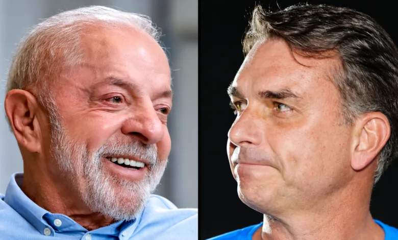 Debate Lula e Flávio Bolsonaro