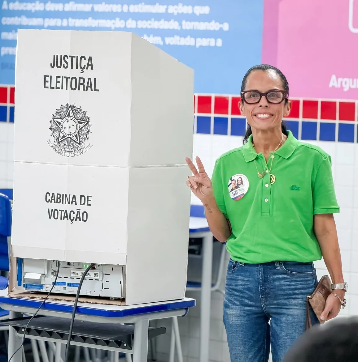Mitsue e Tânia Yoshida votam em Conceição do Jacuípe nas Eleições 2026