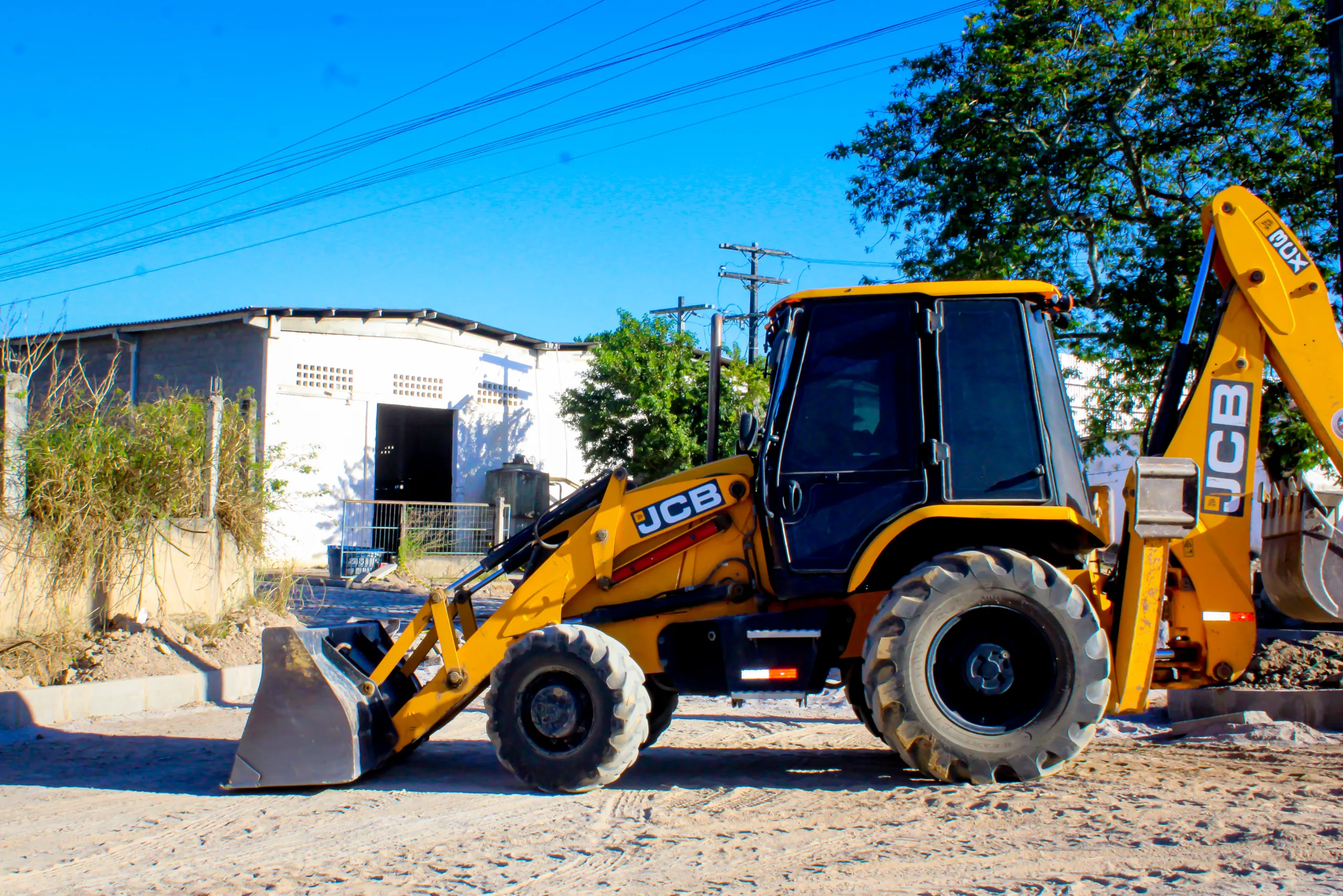 obras no Horto Berimbau