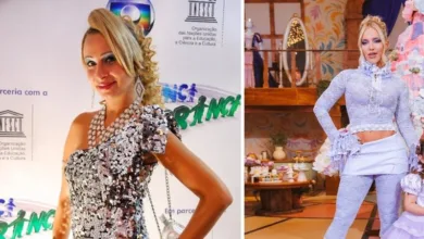 Look de Virginia Fonseca comparado ao de Lady Kate na festa de Maria Flor | Foto: Reprodução