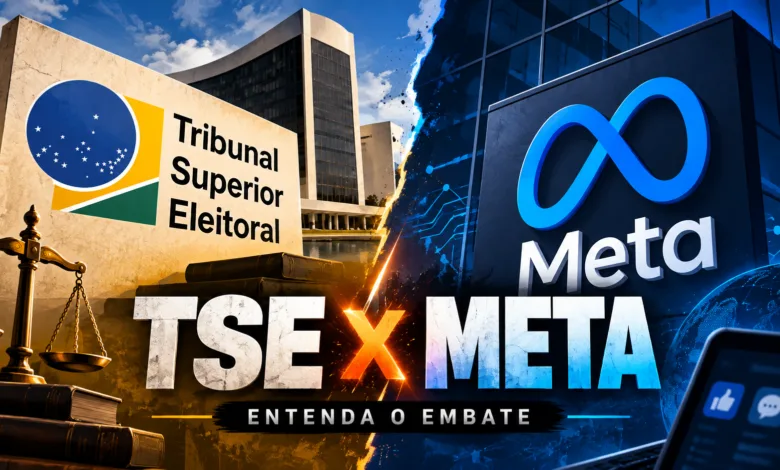 TSE manda Meta garantir igualdade entre Lula e Flávio | Foto: Fala Genefax - Gerada por IA