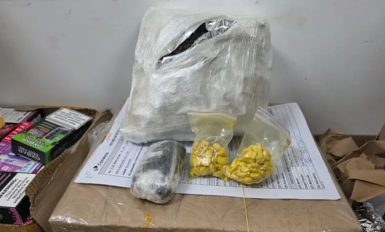 drogas apreendidas em encomendas dos Correios | Foto: Reprodução