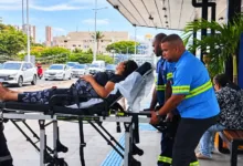 Mulher entra em trabalho de parto na estação BRT Hiper | Foto: Divulgação