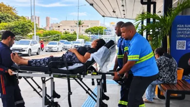 Mulher entra em trabalho de parto na estação BRT Hiper | Foto: Divulgação